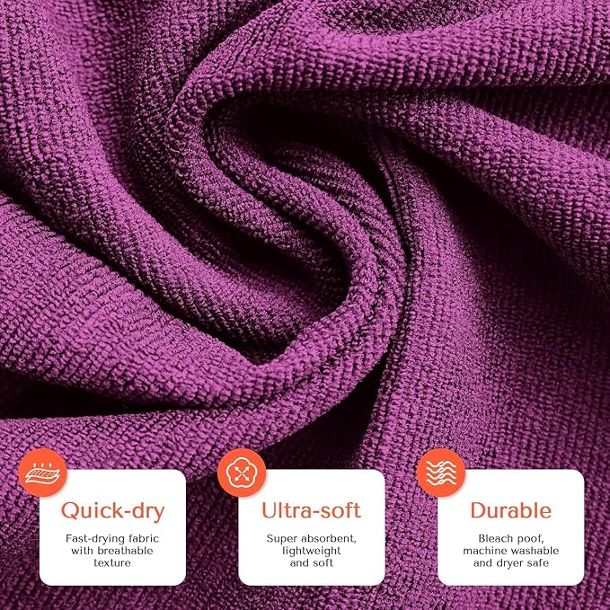 TASALON Microfiber Hair Towel for Salon - Image 4