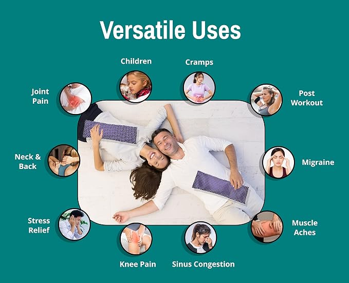 Microwavable Corn Filled Heating Pad and Cold Pack/Washable 100% Cotton Cover - Image 3
