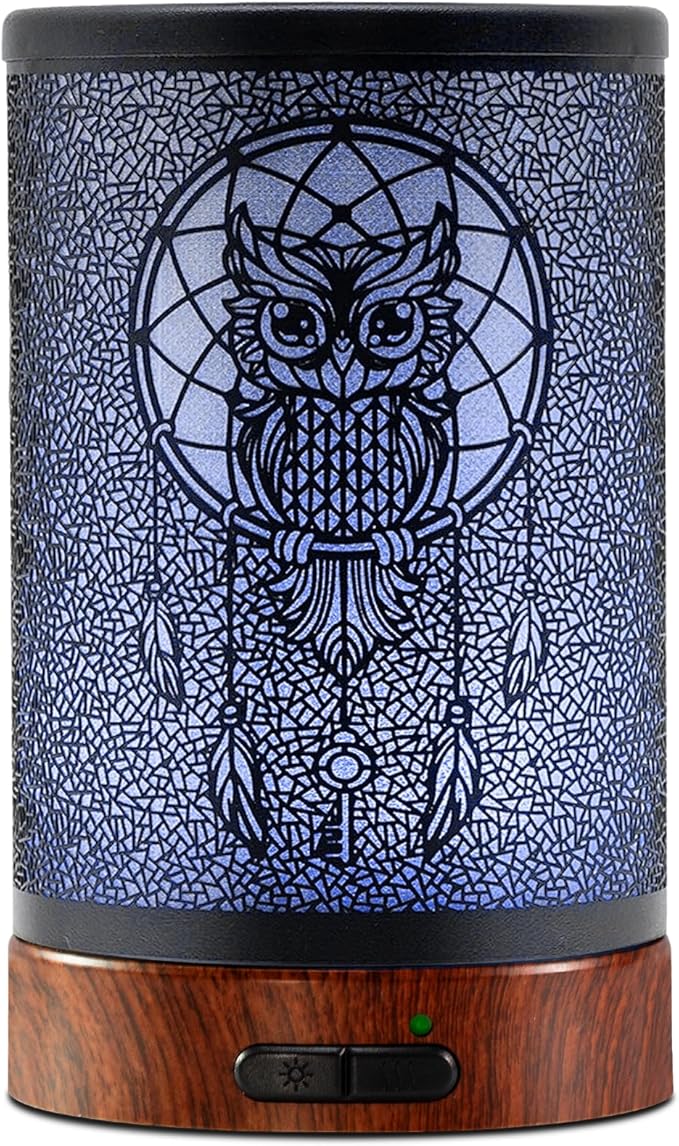 EQUSUPRO Essential Oil Diffuser 150ml Metal Aromatherapy Oil Diffuser by EQUSUPRO
