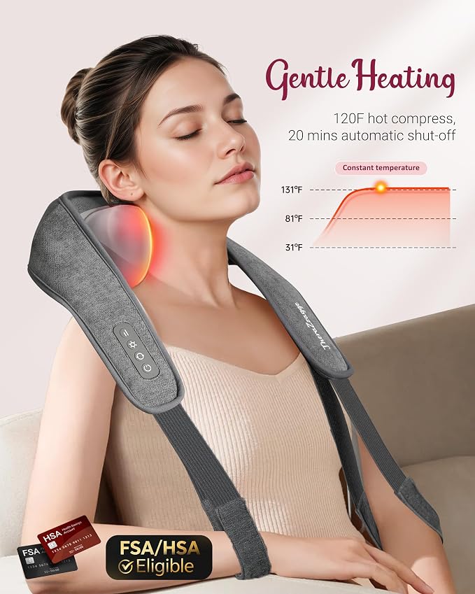 Cordless Neck Massager with Heat - Image 3
