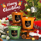 Large Candle Hot Cocoa Scented, 4 Wick Natural Soy Candles - Image 7