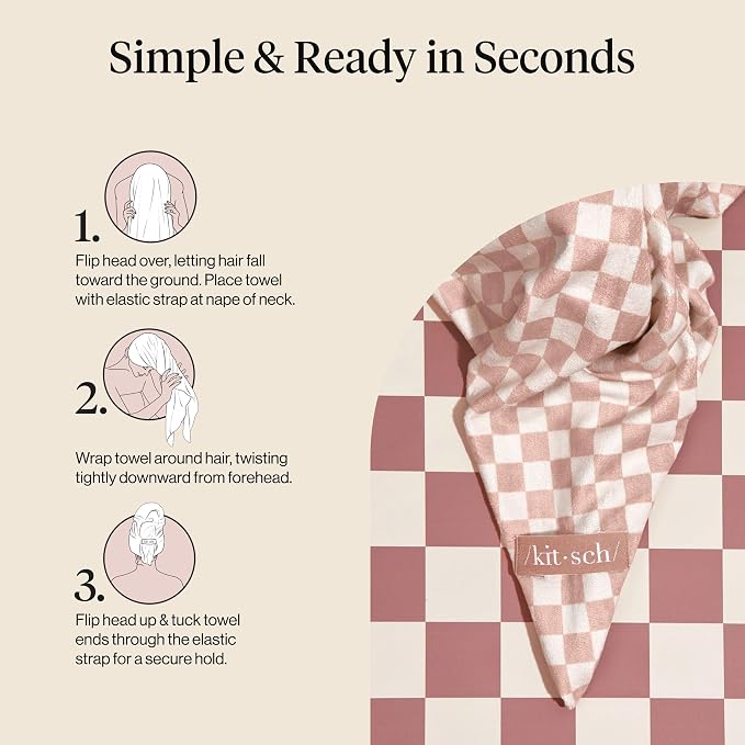 Kitsch Plush Microfiber Hair Towel Wrap - Image 7