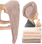 ROLSHOL Extra Large 4 Pack Microfiber Hair Towel Wrap by ROLSHOL
