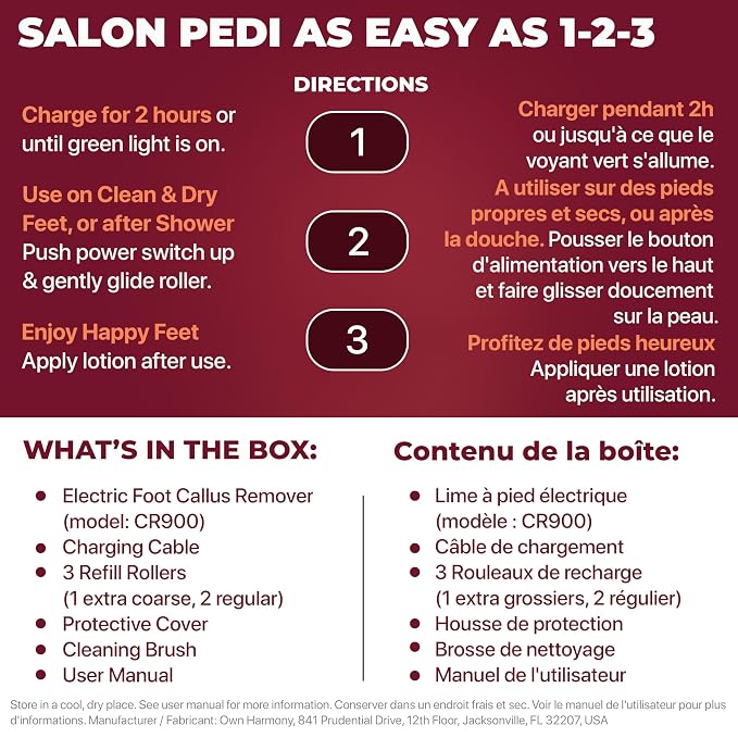 Rechargeable Callus Remover for Feet: Professional Electric Feet Sander for - Image 5