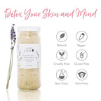 100% PURE Lavender Sea Therapy Bath Soak, Bath Salts - Image 7