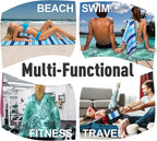 2 Pack Microfiber Beach Towel, Oversized Microfiber Pool Towel 75”x 35” - Image 5
