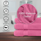 KAHAF COLLECTION 100% Cotton Bath Towels, 24x48 Pack of 6 Towels, Quick Dry - Image 4