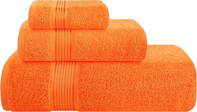 Belizzi Home Ultra Soft 3 Pack Cotton Towel Set, Contains a Bath Towel 28x55 by Unknown