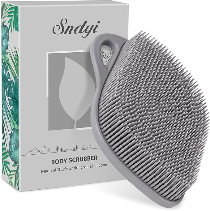Sndyi Silicone Body Scrubber, Gentle Exfoliating Body Scrubber by Sndyi