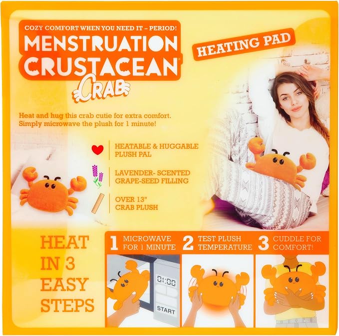 Menstruation Crustacean Crab by Relatable, Microwavable Heating Pad - Image 8