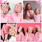 Jeyiour 72 Pcs Foot Spa Set for Girls Include Foot Tub Washbasin Hand Towels - Image 5