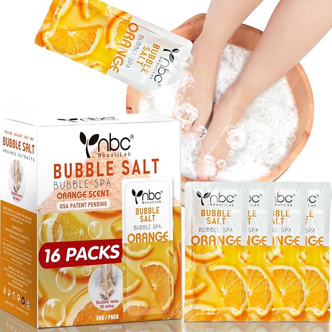 Pedicure Foot Soak, Foot Spa Soak, Pedicure Kit, Bubble Foot Bath by nbcBeautiLab