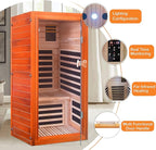 OUTEXER Far Infrared Sauna Dry Saunas 1065W Indoor Home Sauna Low EMF 110V - Image 5
