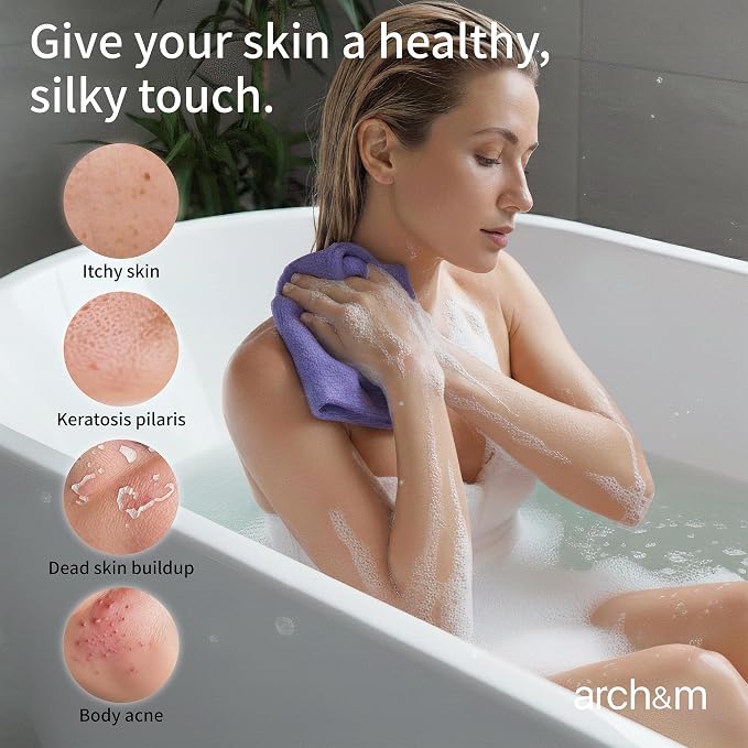 ARCH&M Exfoliating Washcloth Body Scrubber - Image 3