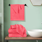 Ultra Soft 6 Pack Cotton Towel Set, Contains 2 Bath Towels 28x55 inch, 2 Hand - Image 4