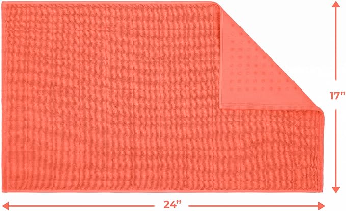 Cotton Paradise 100% Cotton Non Slip Bath Mats - Image 3