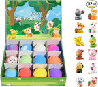 12-Piece Bath Bomb Gift Set for Kids, Bath Bombs for Kids by WEERSHUN