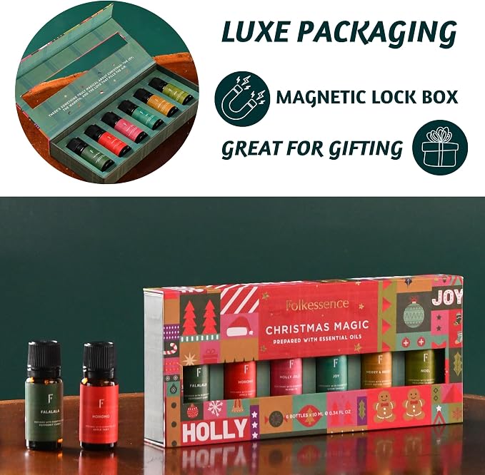 Folkulture Essential Oils Set for Diffuser | Set of 6 Cozy Aromatherapy Oils - Image 6