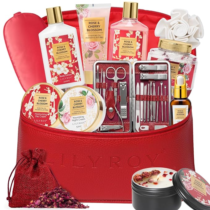 Mothers Day Gifts for Mom, Gifts for Women, Spa Gift Set for Women by LILYROY