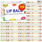 DMSKY Lip Balm 108 Pack, Natural Lip Balm Bulk by DMSKY
