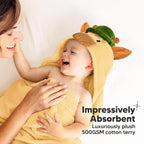 KeaBabies Organic Baby Towel - Image 5