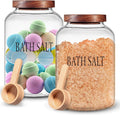 SiliFine 1 Sets 74 oz Large Bath Salt Container by SiliFine