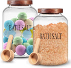 SiliFine 1 Sets 74 oz Large Bath Salt Container by SiliFine