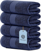 White Classic Luxury Bath Towels Large - Image 2