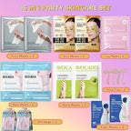 16 PCS Spa Party Supplies for Girls，Spa Party Favors Include Facial Masks - Image 2
