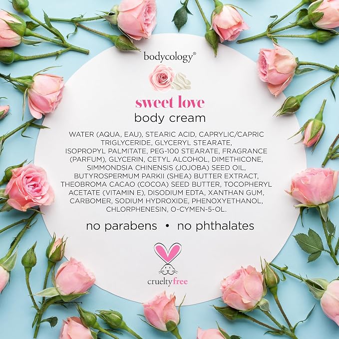 Bodycology Shea Butter Body Cream, Sweet Love, 8 oz - Image 7