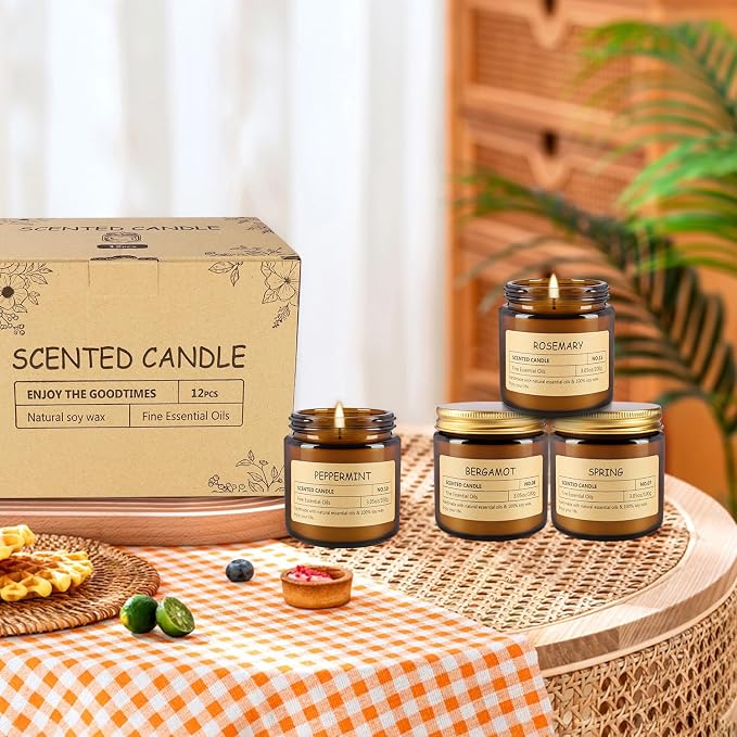12Pack Scented Candle Set - Image 6