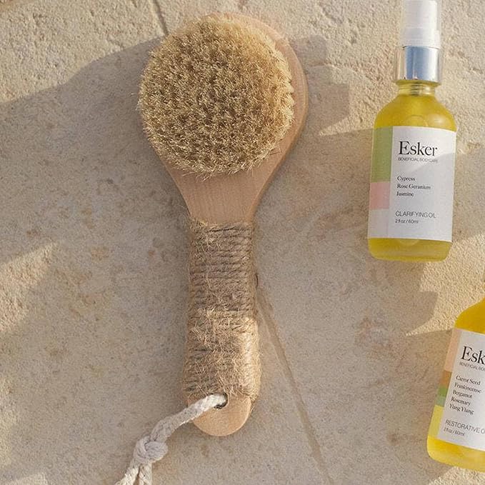 Esker Dry Brush: Skin Exfoliating Full Body Brush - Image 7
