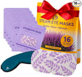 Steam Eye Mask - 16 Pack Lavender Self-Heating Warm Compress by DoSensePro
