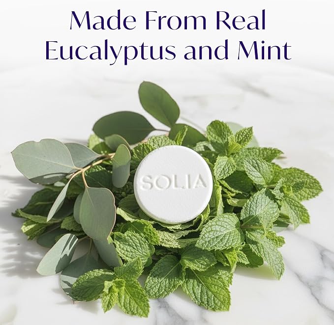 Solia Shower Steamers Eucalyptus and Menthol 7-Pack - Image 4