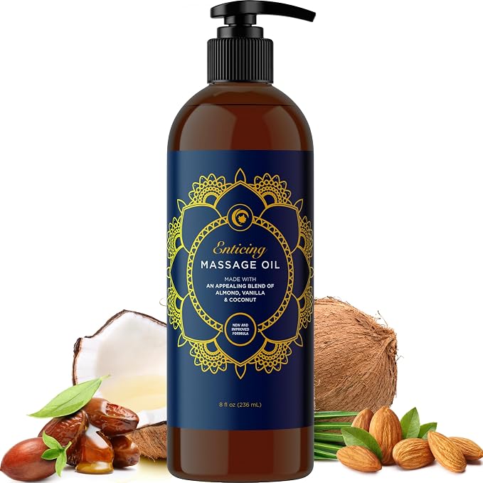 Luxurious Vanilla Massage Oil for Couples by MapleHolistics