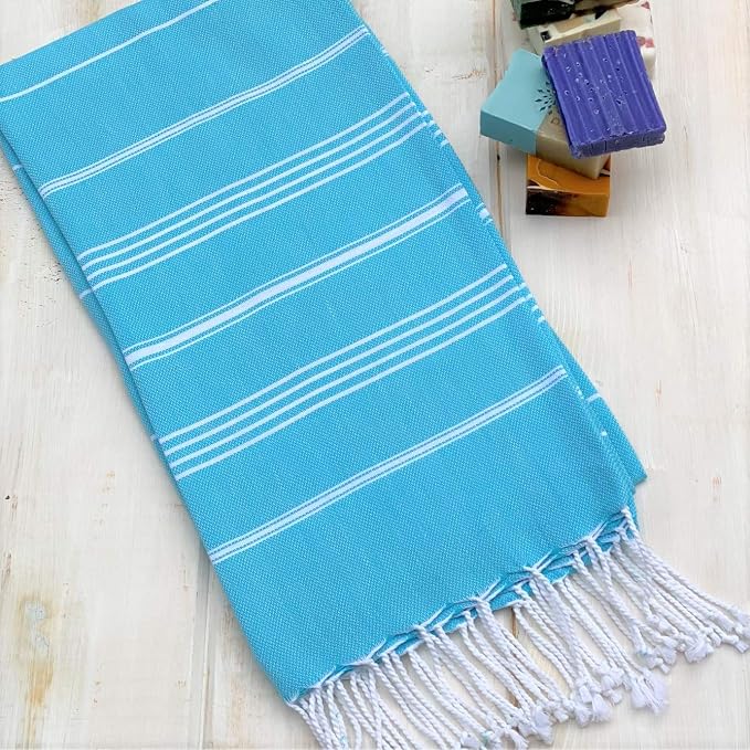 Beach Towel 100% Cotton Turkish Beach Towel Adult 38x70 Inch Pre-washed - Image 2