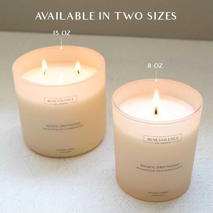 Eucalyptus, Fig & Sandalwood – Benevolence LA Scented Candle - Image 6