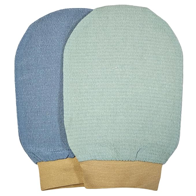 Exfoliating Gloves Glove for Shower, Exfoliating Mitt Mit Body Scrubber by Unknown