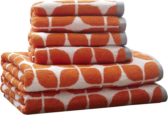 Intelligent Design Lita Cotton Bathroom Towels, Jacquard Highly Absorbent Bath by IDINTELLIGENTDESIGN