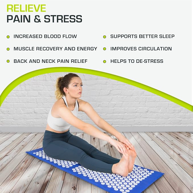 ProsourceFit Acupressure Mat and Pillow Set - Image 4