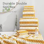 4 Piece Bath Towel Set Oversized Bath Sheet 35"x70" Bathroom Towel Extra Large - Image 6