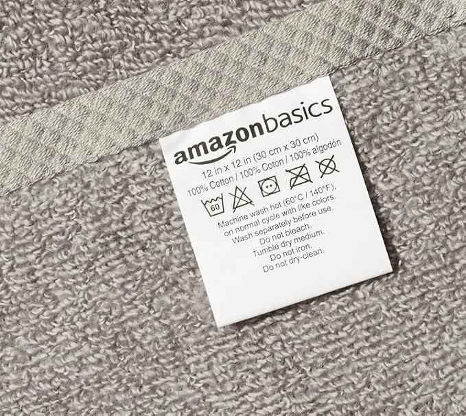 Amazon Basics 100% Cotton Washcloths - Image 4