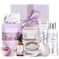 Gifts for Women, Lavender Bath and Body Gift Basket Relaxing Spa Self Care Gift by Unknown