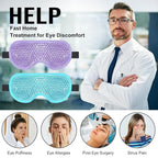 BeeVines Gel Eye Mask, 2 Pack Cooling Ice Masks - Image 2