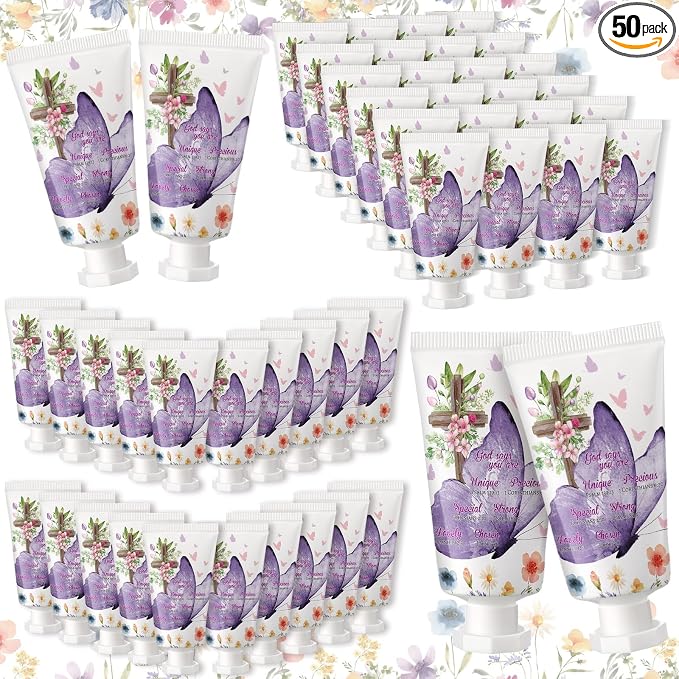 50 Pack Christian Hand Lotion Bulk Gifts by Heigble