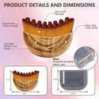 Lymphatic Contour Face Brush, Super Soft Manual Lymphatic Drainage Massager - Image 4