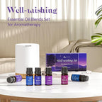 ASAKUKI Essential Oils for Diffuser –6 Mood Essential Oil Blends for Morning to - Image 9