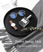 Shinowa Vanity Tray, Resin Bathroom Decorative Tray Catchall Organizer Jewelry - Image 4
