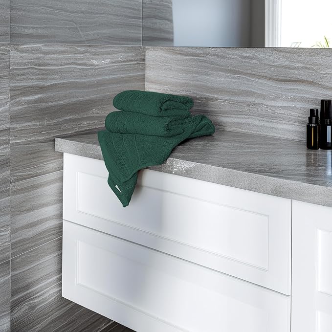Tens Towels Pack of 6 Hand Towels, 100% Cotton, Lighter Weight, Quick to Dry - Image 2