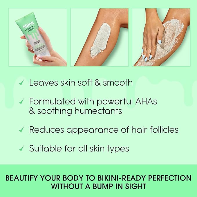 Sliick Exfoliate and Polish Body Scrub, Infused - Image 4